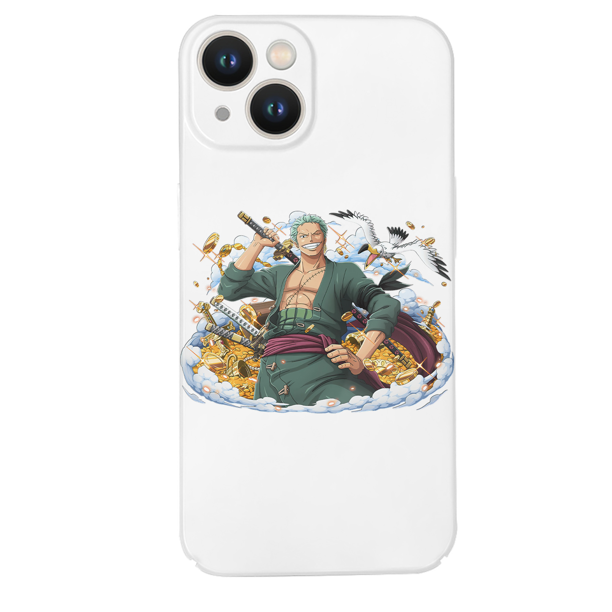 （画像用） ワンピース ロロノア・ゾロ ONE PIECE Roronoa Zoro 【iPhone 14シリーズ対応】ハードケース